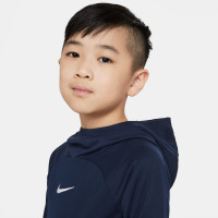 Nike Hoodie Academy Pro Kleuters Donkerblauw Wit