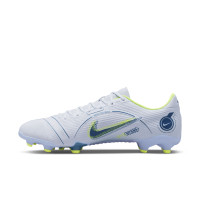 Nike Mercurial Vapor 14 Academy Gras / Kunstgras Voetbalschoenen (MG) Grijs Donkerblauw Geel