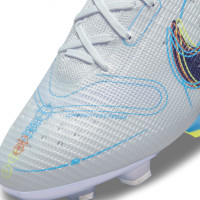 Nike Mercurial Vapor Elite Grass Football Shoes (FG) Grey Dark Blue