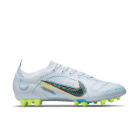 Nike Mercurial Vapor 14 Elite Pro Kunstgras Voetbalschoenen (AG) Grijs Felblauw Geel