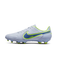 Nike Tiempo Legend Academy Grass /Artificial Turf Football Shoes (MG) Grey Dark Blue
