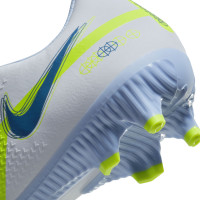 Nike Phantom Academy GT2 Grass /Artificial Turf Football Shoes (MG) Grey Dark Blue