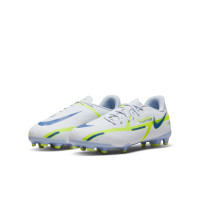 Nike Phantom Academy GT2 Grass /Artificial Turf Football Shoes (MG) Kids Grey Dark Blue