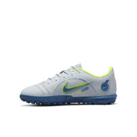 Nike Mercurial Vapor Academy Turf Voetbalschoenen (TF) Kids Grijs Donkerblauw