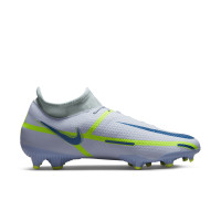 Nike Phantom Academy GT2 Dynamic Fit Grass /Artificial Turf Football Shoes (MG) Grey Dark Blue