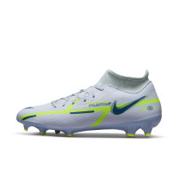 Nike Phantom Academy GT2 Dynamic Fit Gras / Kunstgras Voetbalschoenen (MG) Grijs Donkerblauw