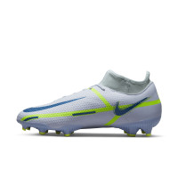 Nike Phantom Academy GT2 Dynamic Fit Grass /Artificial Turf Football Shoes (MG) Grey Dark Blue