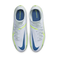 Nike Phantom Academy GT2 Dynamic Fit Grass /Artificial Turf Football Shoes (MG) Grey Dark Blue