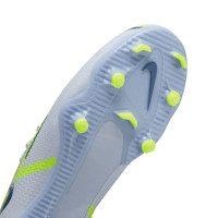 Nike Phantoma Academy GT2 Dynamic Fit Grass /Artificial Turf Football Shoes (MG) Kids Grey Dark Blue