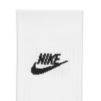 Nike Sportsokken NSW 3-Pack Wit Zwart