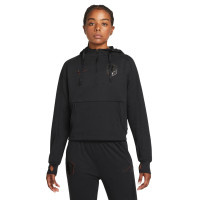 Nike Netherlands Travel Hoodie Half-Zip 2021-2023 Women's Black