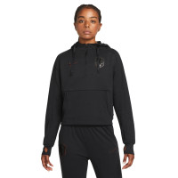 Nike Nederland Travel Hoodie Half-Zip 2022-2023 Dames Zwart
