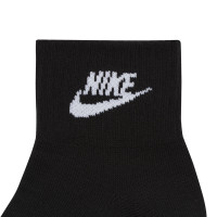 Nike Sportswear Everyday Essential Korte Sportsokken 3-Pack Zwart Wit