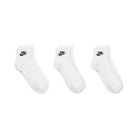 Nike Sportswear Everyday Essential Korte Sportsokken 3-Pack Wit Zwart