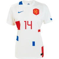 Nike Netherlands Greens 14 Away Jersey WEURO 2022 Women