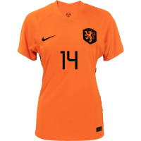 Nike Nederland Groenen 14 Thuisshirt WEURO 2022 Dames