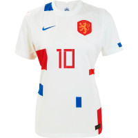 Nike Netherlands van de Donk 10 Away Shirt WEURO 2022 Kids