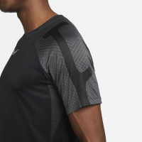 Nike Strike 22 Dri-Fit Training Shirt Black Dark Grey White