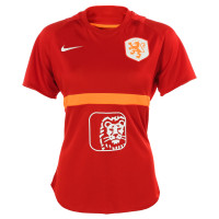 Nike Nederland Academy Pro Trainingsshirt 2022-2023 Dames Rood Oranje Wit