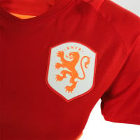 Nike Nederland Academy Pro Trainingsshirt 2022-2023 Dames Rood Oranje Wit