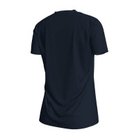 Nike Nederland Swoosh T-Shirt Euro 2022 Dames Zwart