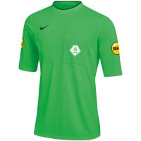 Nike KNVB Scheidsrechtersshirt 2022-2024 Groen Zwart
