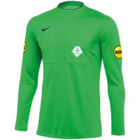Nike KNVB Scheidsrechtersshirt Lange Mouwen 2022-2024 Groen Zwart