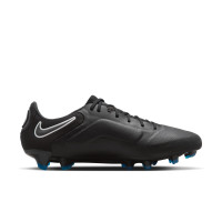 Nike Tiempo Legend Elite 9 Gras Voetbalschoenen (FG) Zwart Grijs Wit