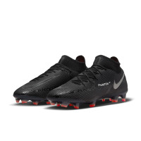 Nike Phantom GT2 Elite Dynamic Fit Grass Football Shoes (FG) Black Grey Red