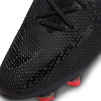 Nike Phantom GT2 Elite Dynamic Fit Grass Football Shoes (FG) Black Grey Red