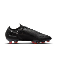 Nike Phantom GT2 Elite Gras Voetbalschoenen (FG) Zwart Grijs Rood