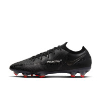 Nike Phantom GT2 Elite Gras Voetbalschoenen (FG) Zwart Grijs Rood