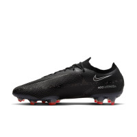 Nike Phantom GT2 Elite Gras Voetbalschoenen (FG) Zwart Grijs Rood