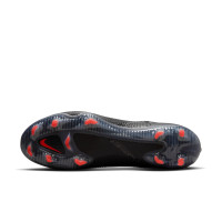 Nike Phantom GT2 Elite Gras Football Shoes (FG) Black Grey Red