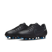 Nike Tiempo Legend 9 Academy Grass/Artificial Grass Football Shoes (MG) Black Grey Blue