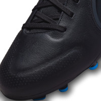 Nike Tiempo Legend 9 Academy Grass/Artificial Grass Football Shoes (MG) Black Grey Blue