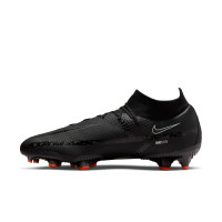 Nike Phantom Pro GT2 DF Gras Football Shoes (FG) Black Grey Red
