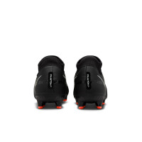 Nike Phantom Academy GT2 DF Grass/Artificial Turf Football Shoes (MG) Black Grey Red
