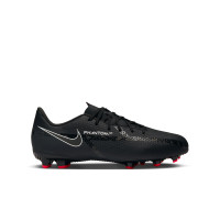 Nike Phantom GT2 Academy Gras / Kunstgras Voetbalschoenen (MG) Kids Zwart Grijs Rood