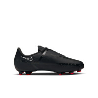 Nike Phantom GT2 Academy Gras / Kunstgras Voetbalschoenen (MG) Kids Zwart Grijs Rood