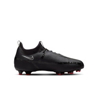 Nike Phantom Academy GT2 DF Grass/Artificial Grass Football Shoes (MG) Kids Black Grey Red