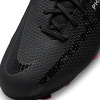 Nike Phantom Academy GT2 DF Grass/Artificial Grass Football Shoes (MG) Kids Black Grey Red