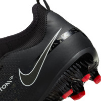 Nike Phantom Academy GT2 DF Grass/Artificial Grass Football Shoes (MG) Kids Black Grey Red