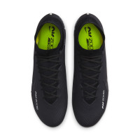 Nike Zoom Superfly 9 Mercurial Elite Gras Voetbalschoenen (FG) Zwart Grijs Neon Geel