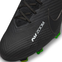 Nike Zoom Superfly 9 Mercurial Elite Gras Voetbalschoenen (FG) Zwart Grijs Neon Geel
