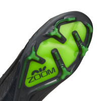 Nike Zoom Superfly 9 Mercurial Elite Gras Voetbalschoenen (FG) Zwart Grijs Neon Geel