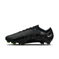 Nike Zoom Vapor Mercurial 15 Elite Gras Voetbalschoenen (FG) Zwart Grijs Neon Geel