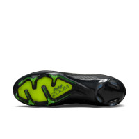 Nike Zoom Vapor Mercurial 15 Elite Gras Voetbalschoenen (FG) Zwart Grijs Neon Geel