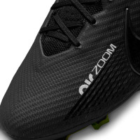 Nike Zoom Mercurial Vapor Elite 15 Grass Football Shoes (FG) Black Grey Neon Yellow