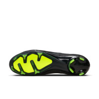 Nike Zoom Mercurial Vapor 15 Pro Gras Voetbalschoenen (FG) Zwart Grijs Neon Geel